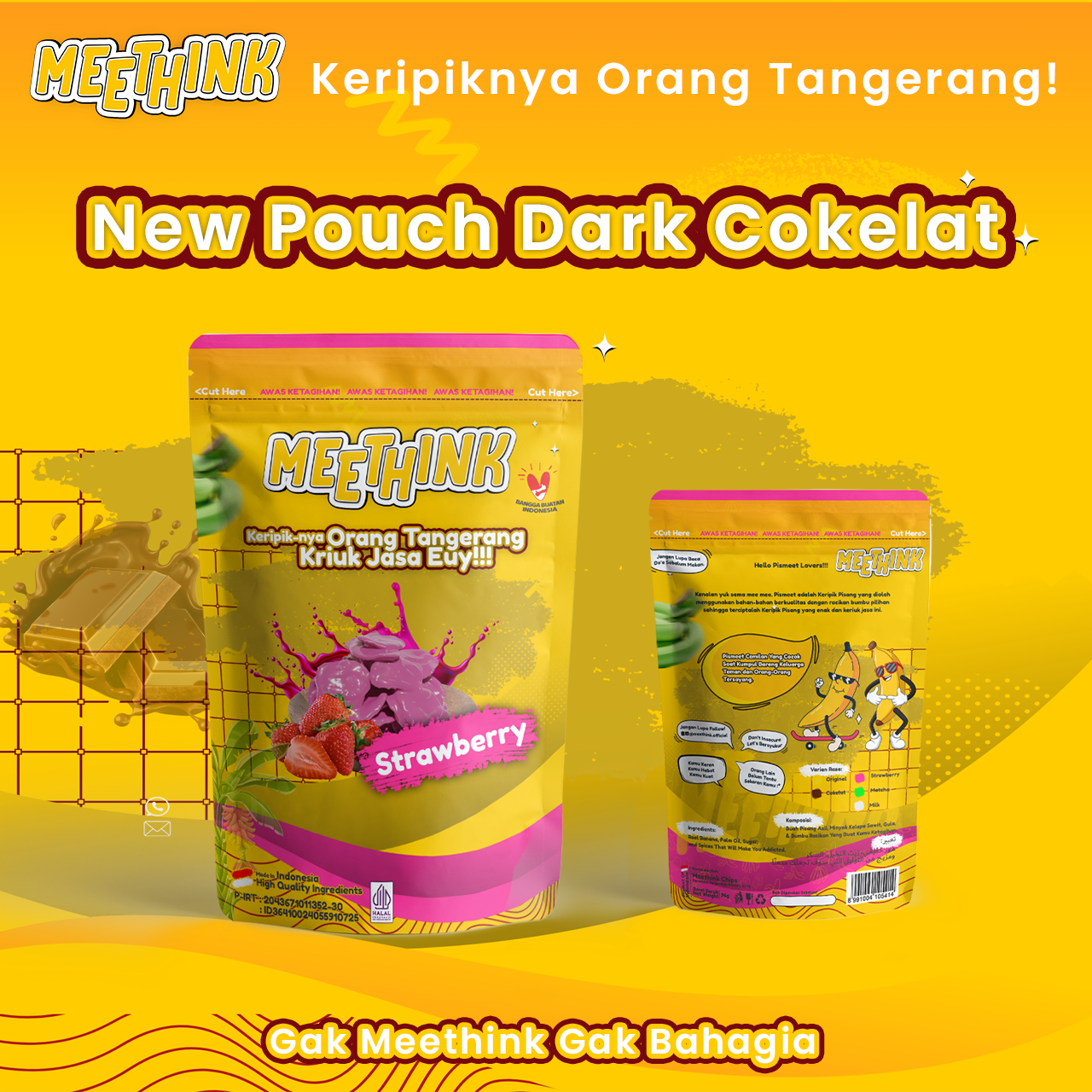 Meethink Chips Pedas